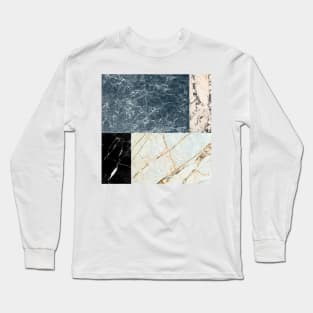 Abstract pastel marble Long Sleeve T-Shirt